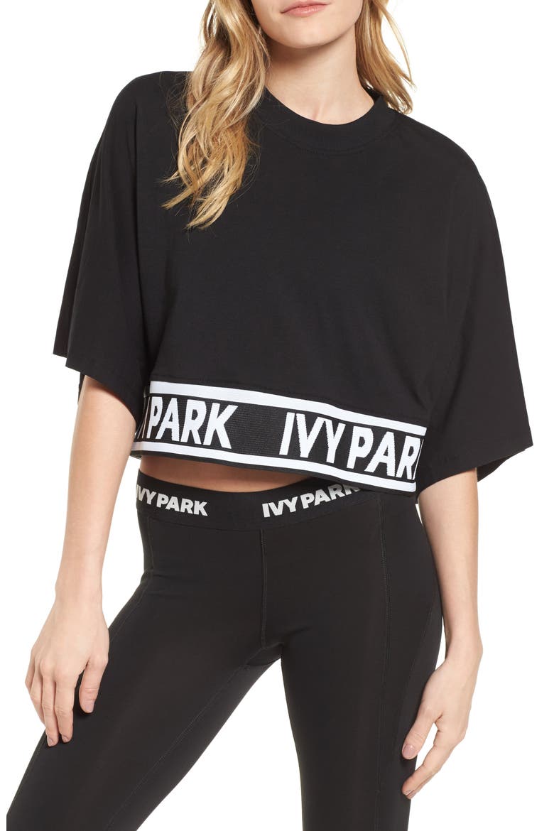 Ivy Park Logo Tape Boxy Tee video