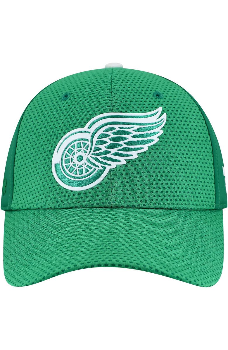 FANATICS Men's Fanatics Kelly Green Detroit Red Wings Authentic Pro St. Patrick's Day Flex Hat, Alternate, color, 