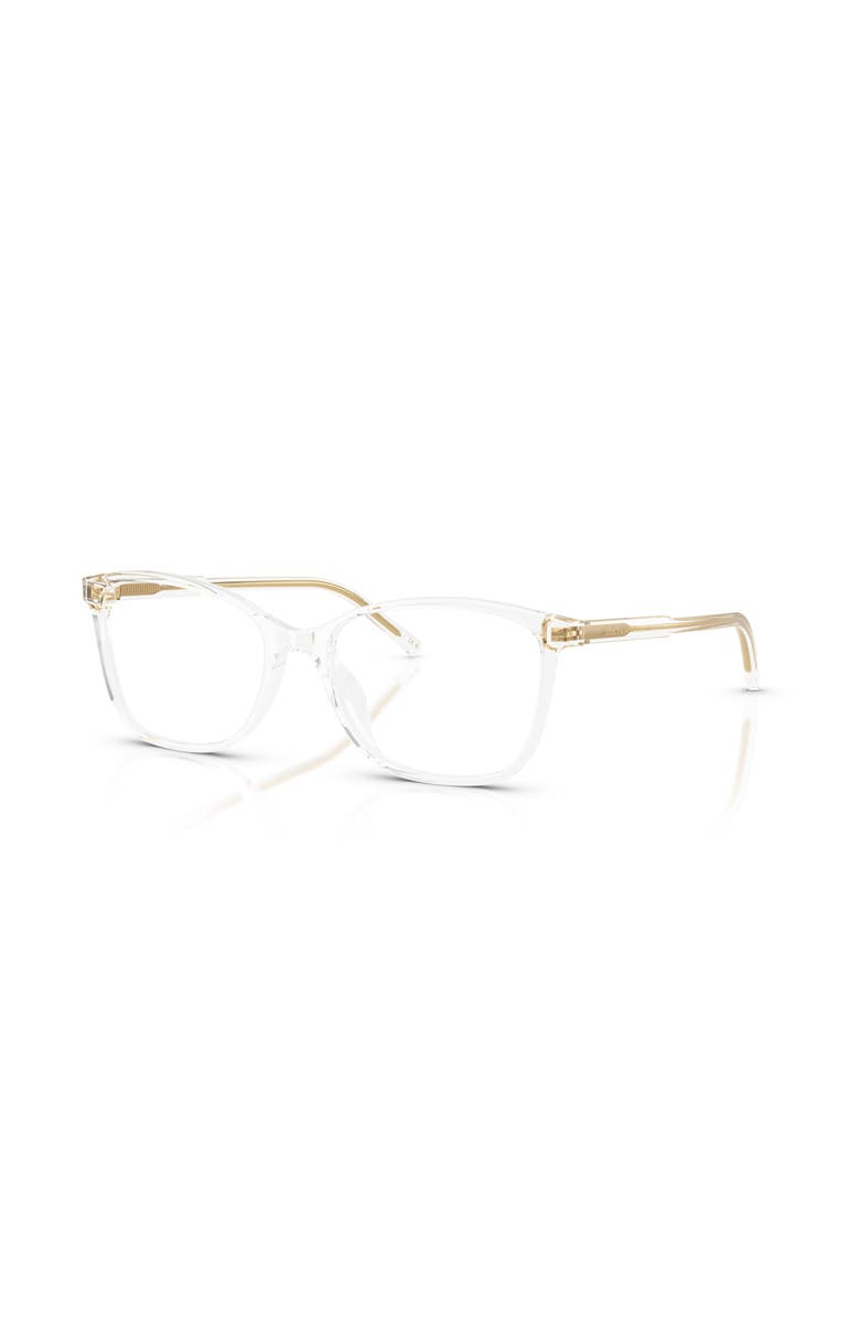 Dolce&Gabbana 52mm Rectangle optical glasses, Main, color, Transparent