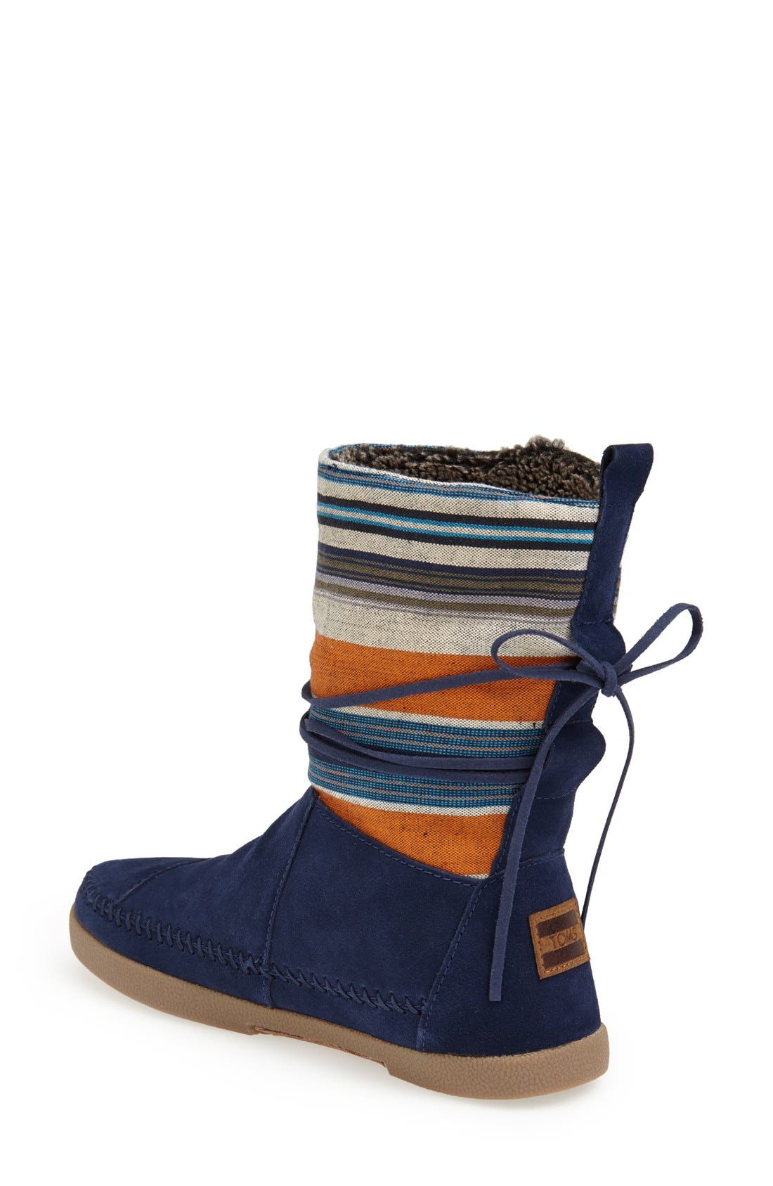 'Nepal - Guatemalan Stripe' Boot, Alternate, color, NAVY