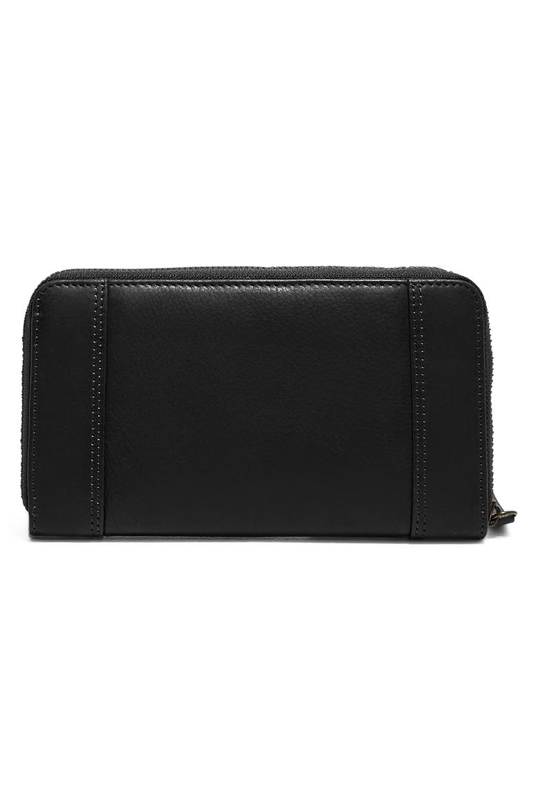 Austin Continental Leather Wallet, Alternate, color, BLACK SMOOTH