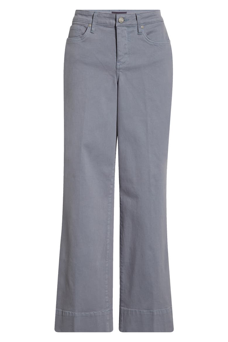 Teresa High Waist Wide Leg Ankle Jeans, Alternate, color, SHADOW BLUE