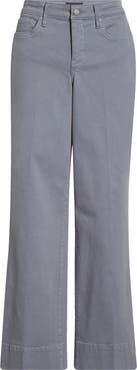 NYDJ Teresa High Waist Wide Leg Ankle Jeans