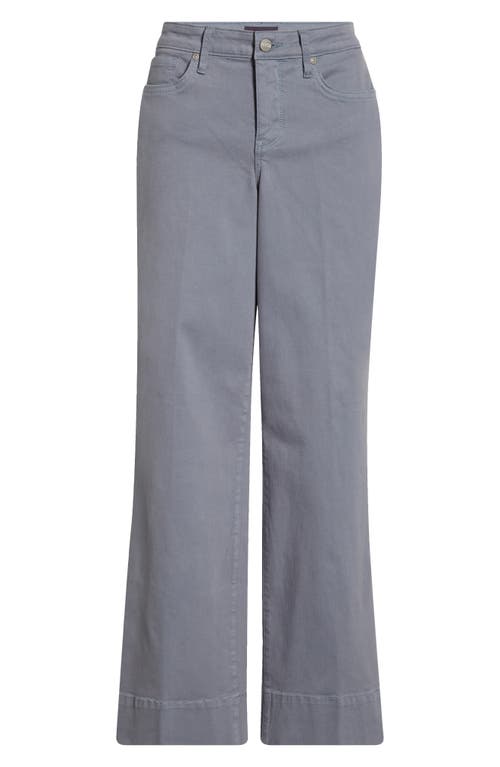 Nydj Teresa Mid Rise Wide Leg Ankle Jeans In Tavern In Brown