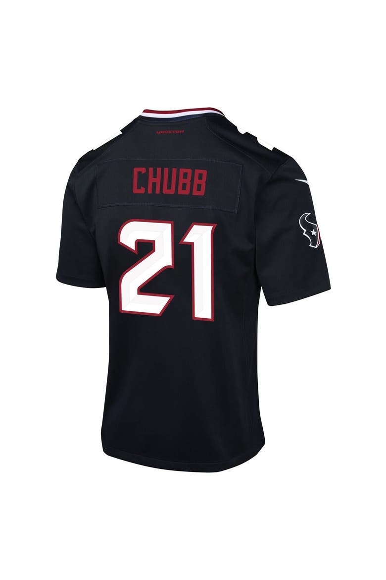 Youth Nike Nick Chubb Navy Houston Texans Team Game Jersey, Alternate, color, Navy