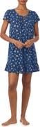 Lauren Ralph Lauren Print Short Sleeve Nightgown