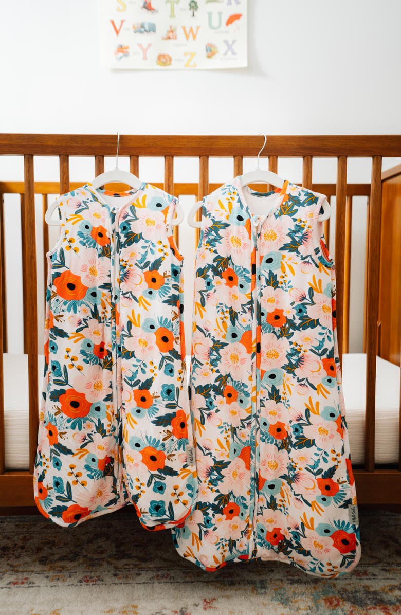 Milk Snob Magnolia Print Sleep Bag, Alternate, color,