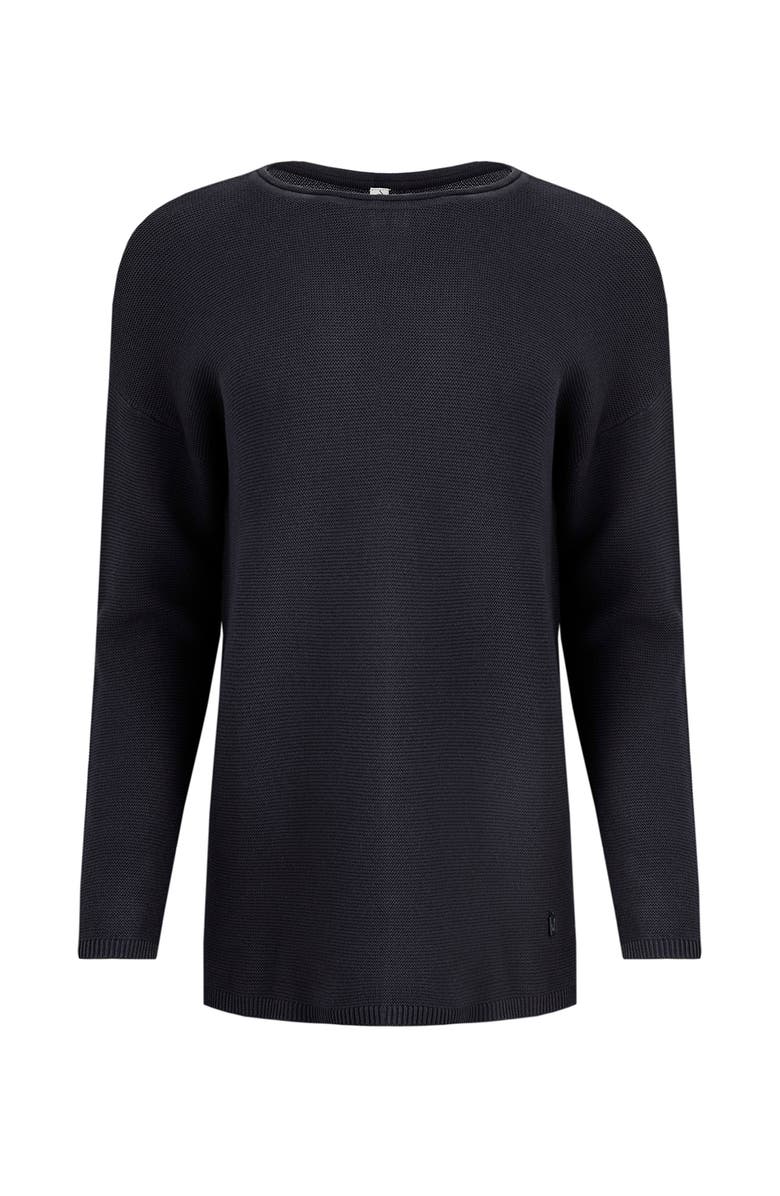 Weird Fish Dalla Knitted Crew Neck Jumper, Alternate, color, Dark Navy