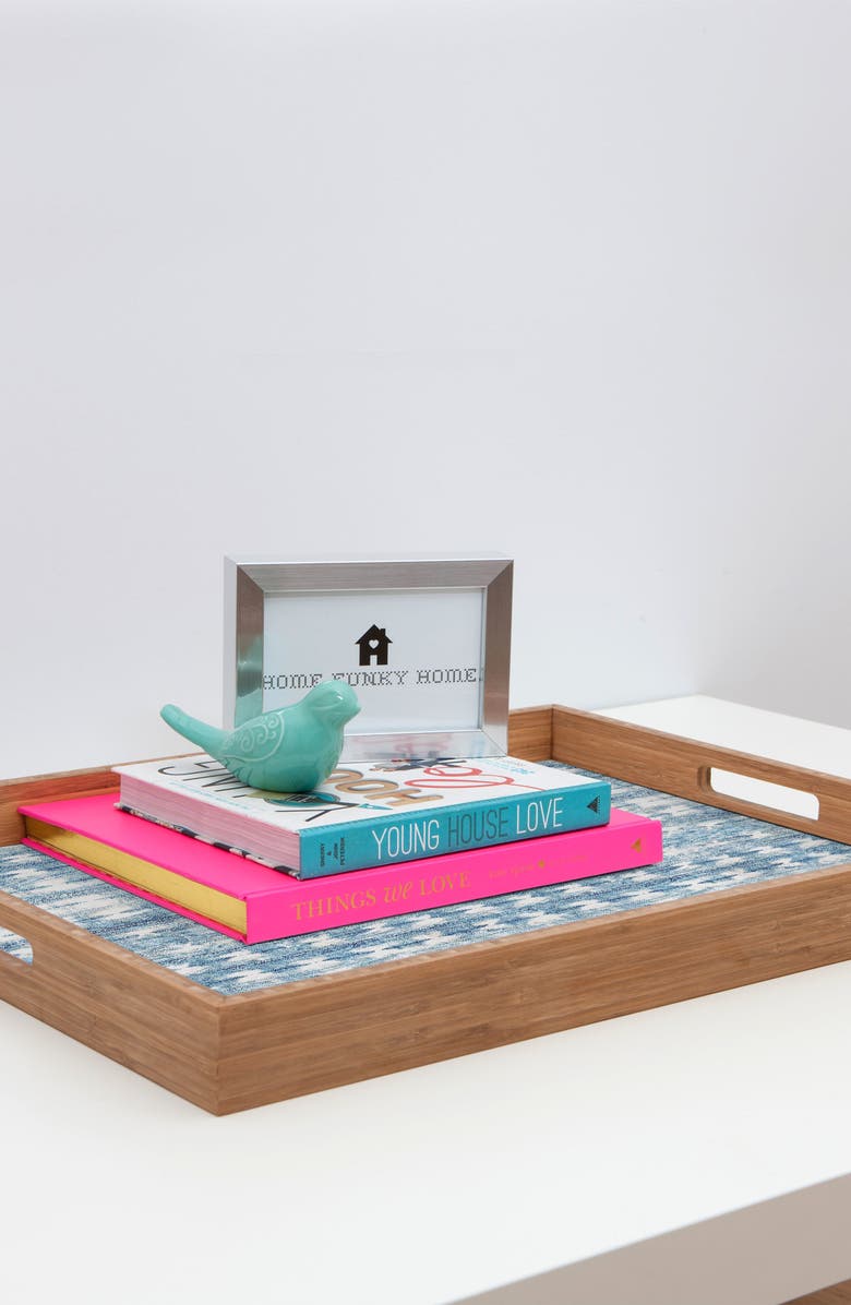 Deny Designs Alison Janssen Rustic Indigo Rectangular Tray, Alternate, color, Blue