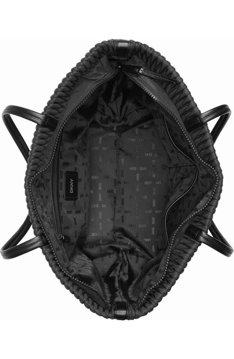 DKNY Mack Large Tote Bag, Alternate, color, Black/Black