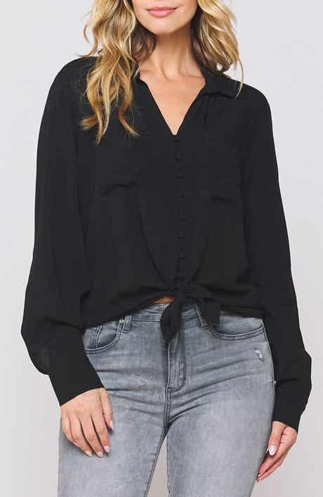 VELVET HEART Eleni Button Front Blouse