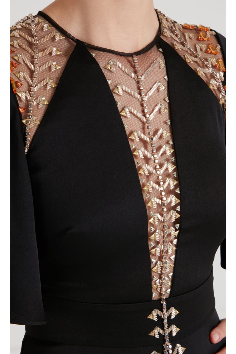 Wildlife Cocktail Dress, Alternate, color, Black