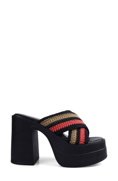 Candies Candie's Erismar Platform Sandal In Black
