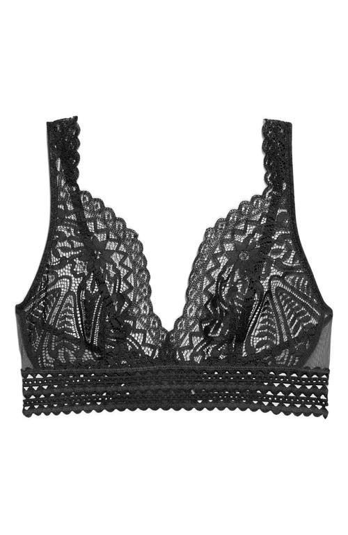 Etam Dream Wireless Triangle Bra In Black