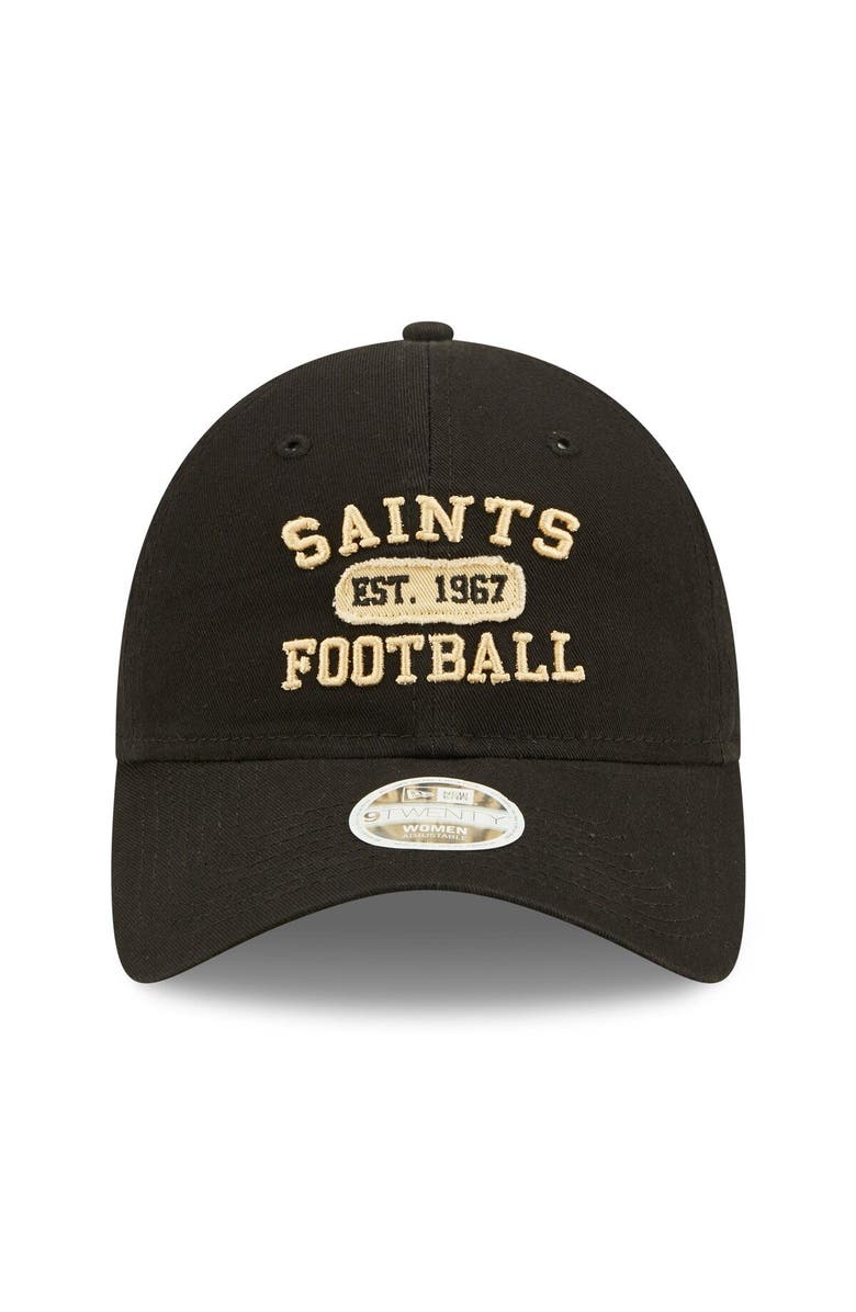 New Era Women's New Era Black New Orleans Saints Formed 9TWENTY Adjustable Hat, Alternate, color,