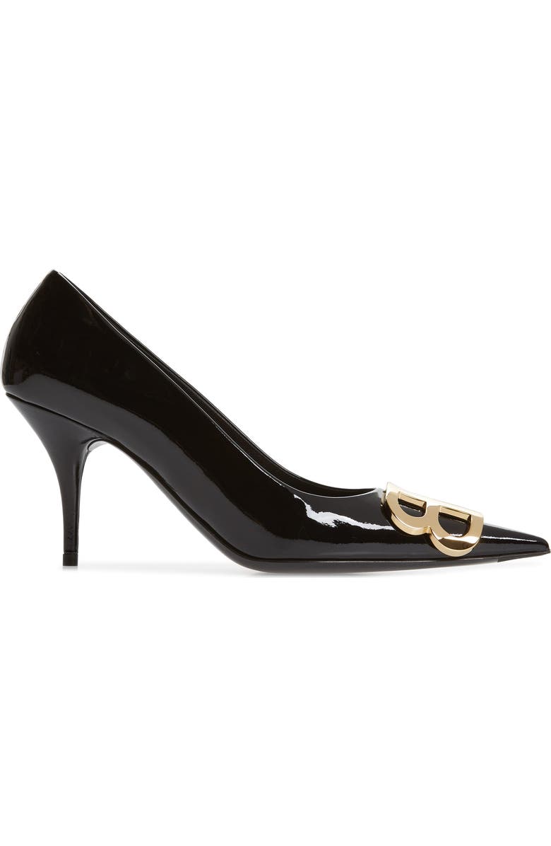 Balenciaga BB Pointy Toe Pump, Alternate, color,