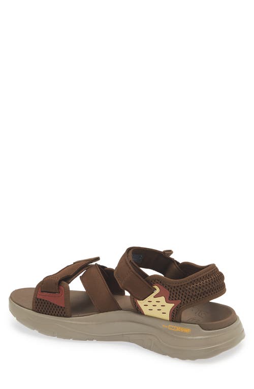 Teva Zymic Sandal In Desert Palm/red Rock