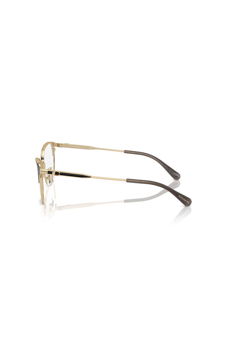 COACH 54mm Cat Eye optical glasses, Alternate, color, Gold