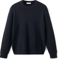 MANGO Rib Crewneck Sweater