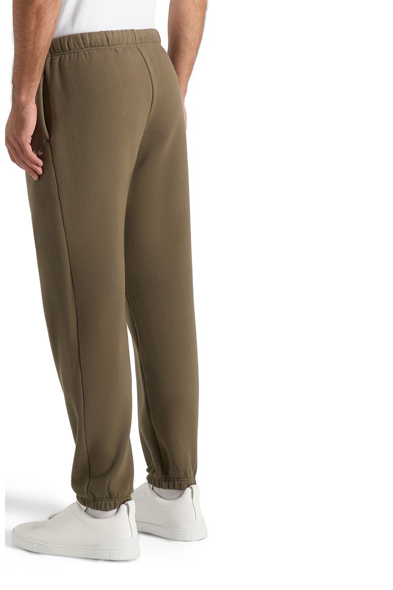 Signature Regular Fit Cuffed Sweatpants, Alternate, color, Olive