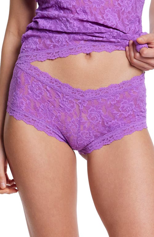 Hanky Panky Signature Lace Boyshorts in Violet Haze Purple at Nordstrom, Size X-Small