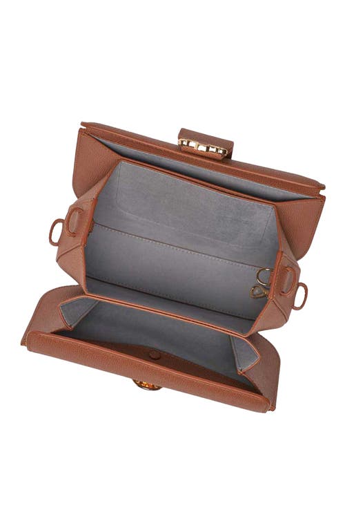 Senreve Midi Maestra Pebbled Leather 4-way Convertible Handbag In Burgundy