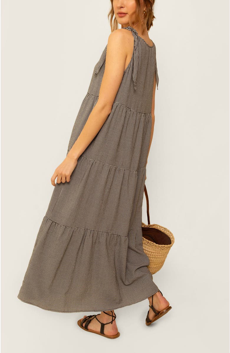 Whimsy + Row Catherine Dress, Alternate, color, Black Gingham