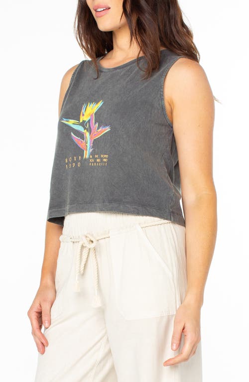 Roxy Tropicool Paradise Wildflower Tank In Black