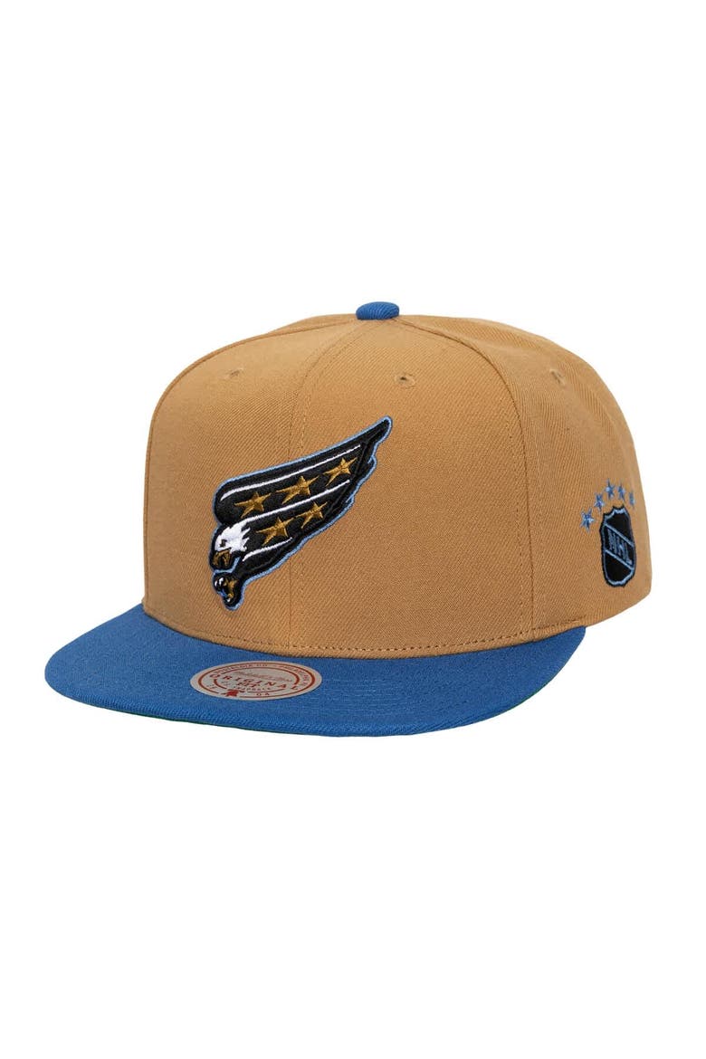 Men's Mitchell & Ness  Gold Washington Capitals Legendary Away Snapback Hat, Main, color, Gold