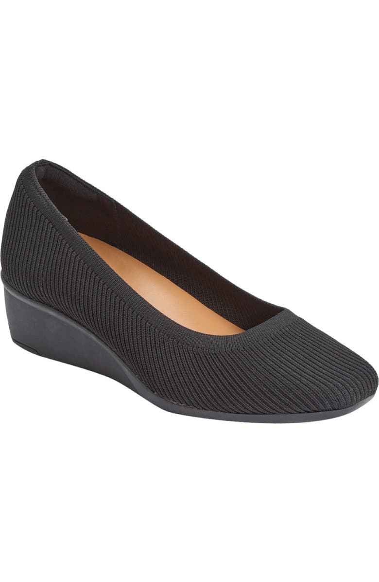 Comfortview The Rowen Slip On Pump, Main, color, Black