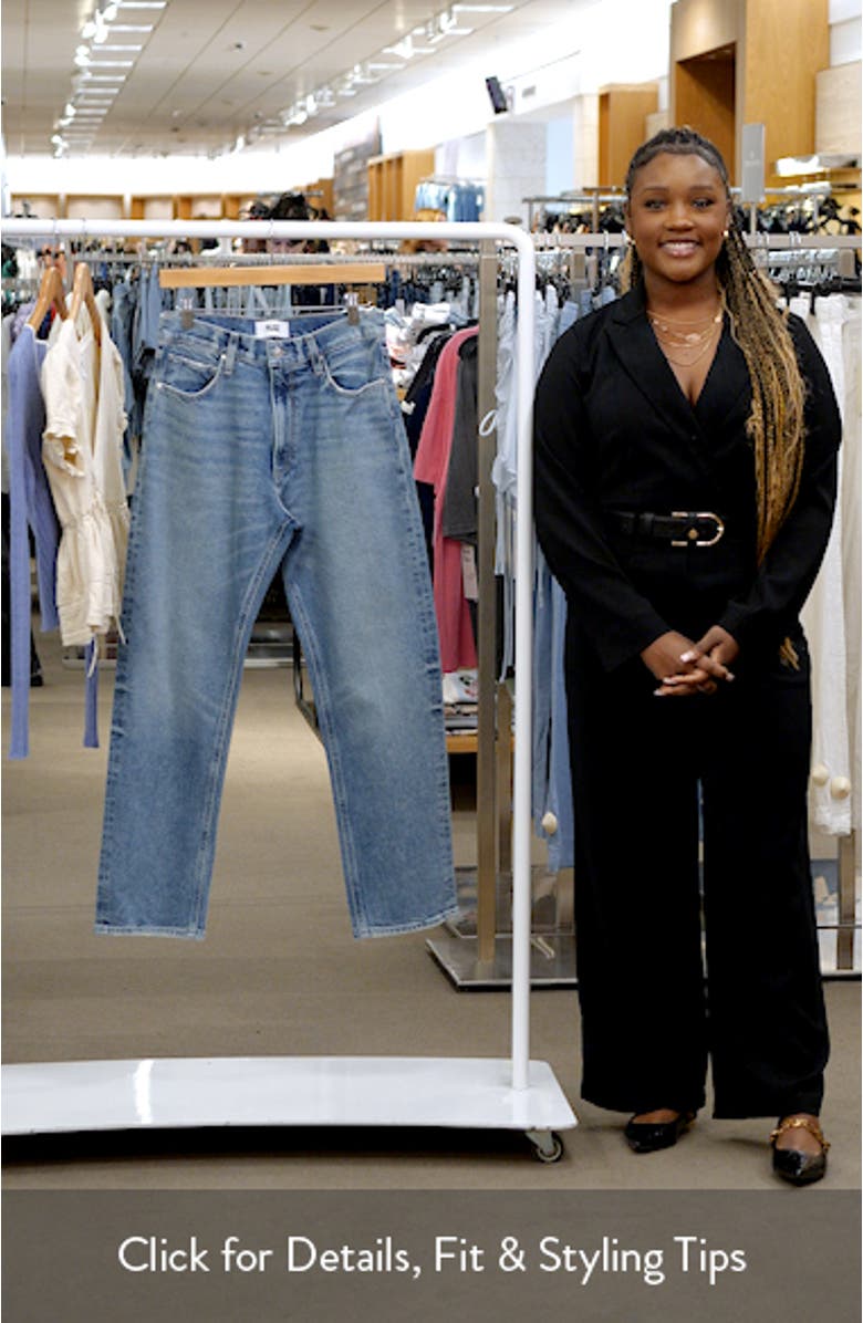 Sawyer High Waist Straight Leg Jeans, sales video thumbnail