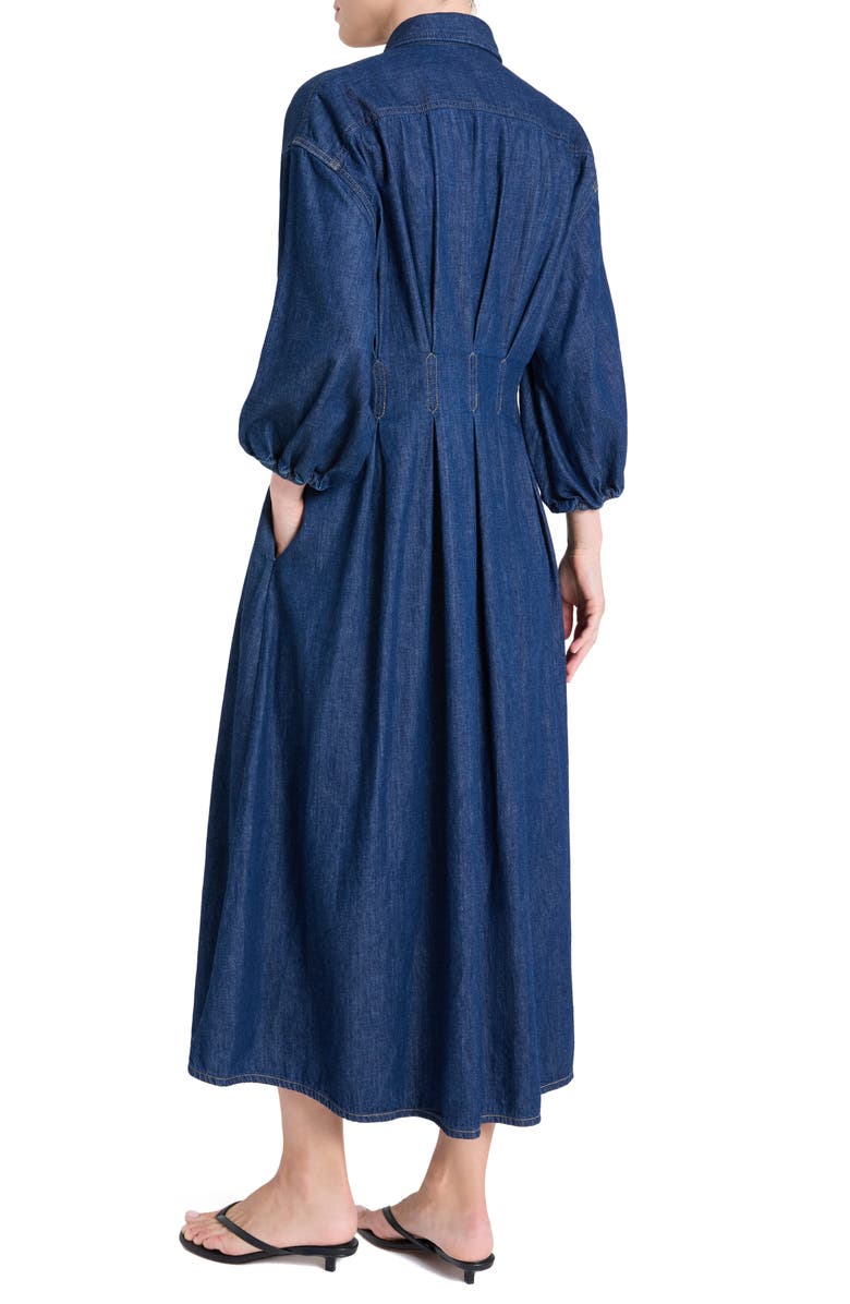 TWP Mason Denim Shirtdress with Pockets, Alternate, color, Indigo Resin