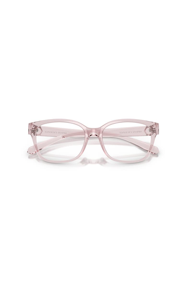 53mm Rectangle optical glasses, Alternate, color, Pink