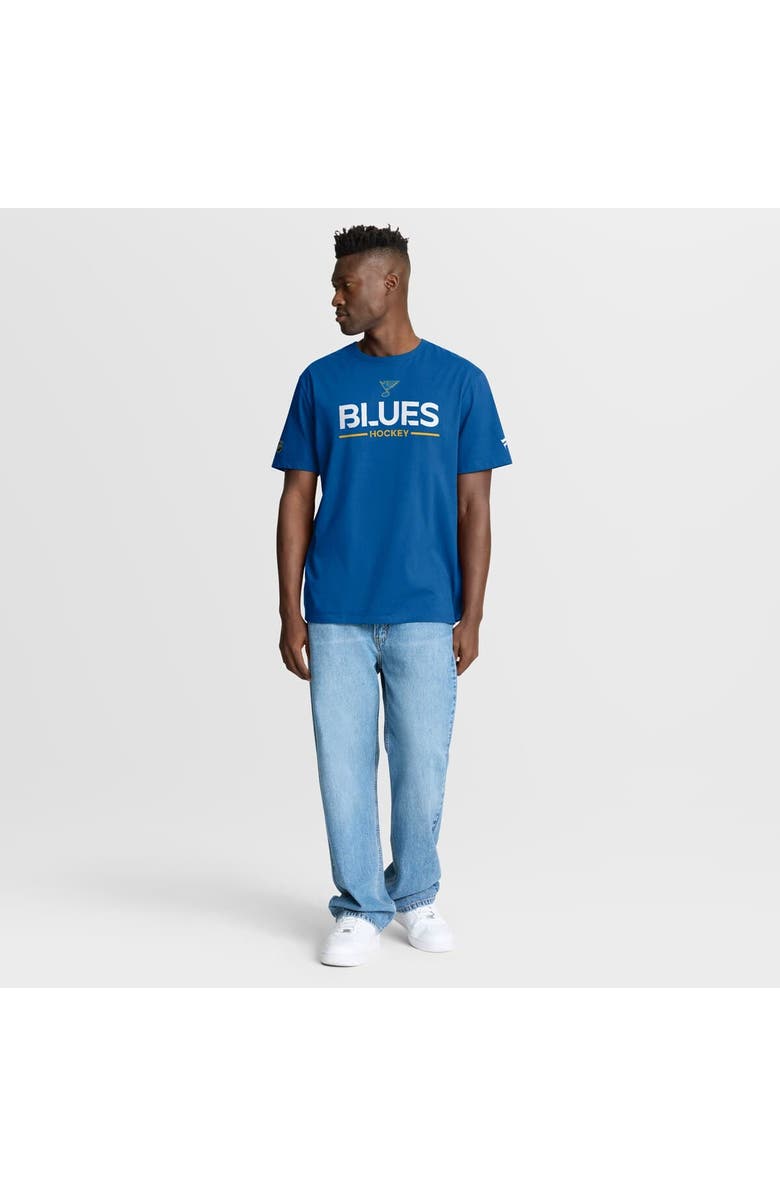 FANATICS Men
s Fanatics Blue St. Louis Blues Authentic Pro Primary T-Shirt, Alternate, color, Blue