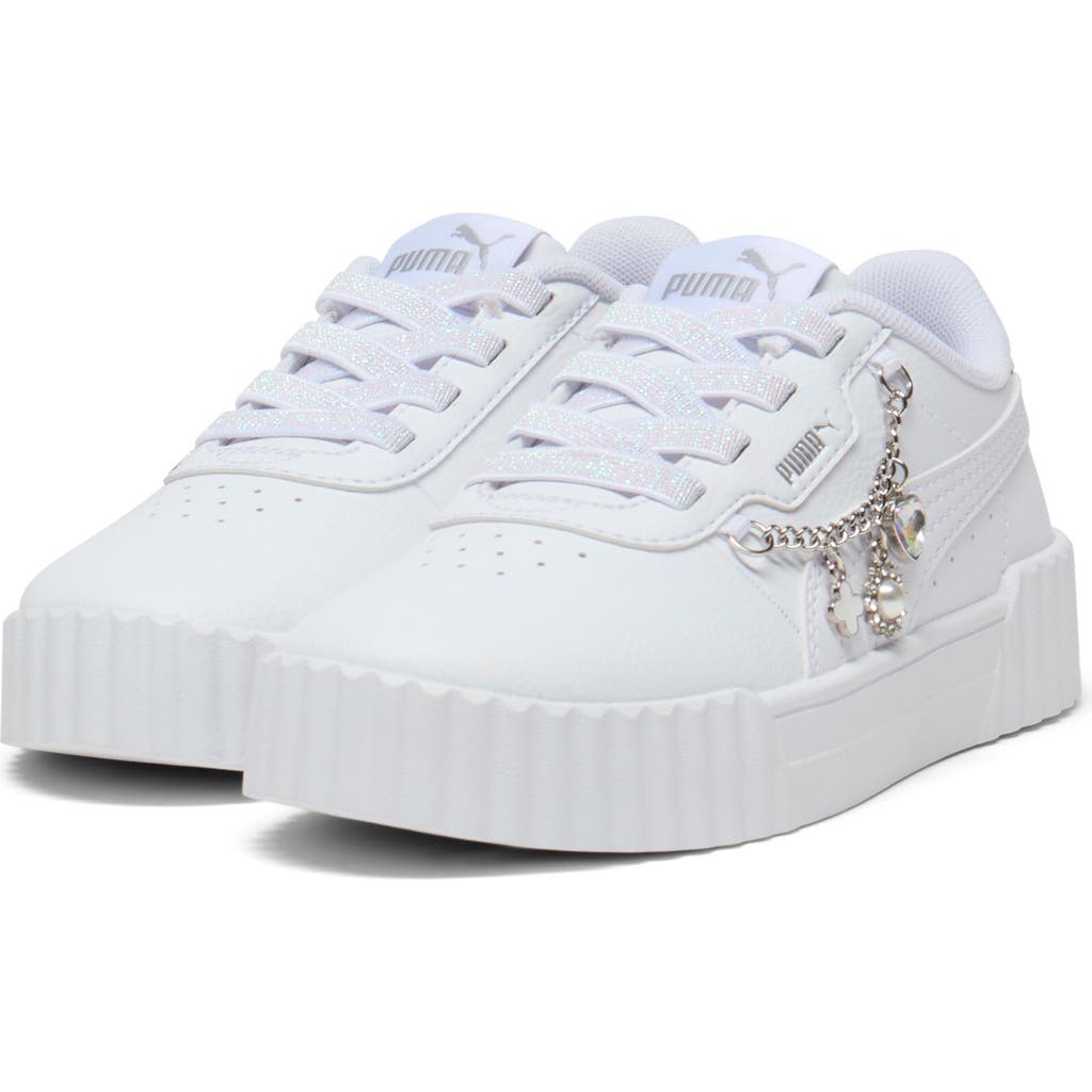 Puma Kids' Carina 3.0 Sneaker In White