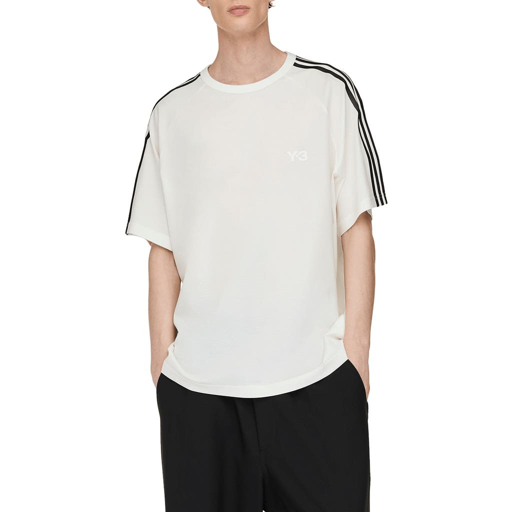 Y-3 Logo Motif T-shirt In White