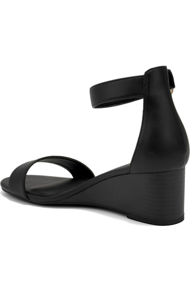 Aerosoles Willis Wedge Heel Sandal, Alternate, color, Black Multi Combo