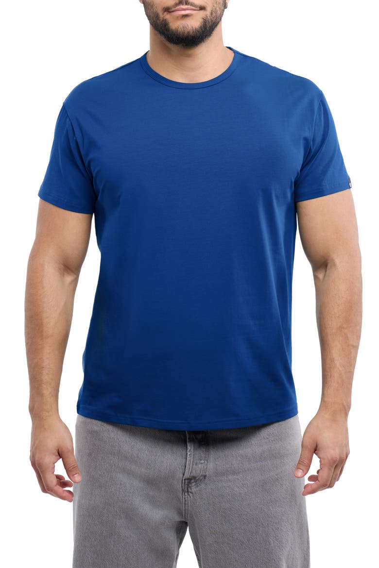 Flex Crewneck T-Shirt, Main, color, TRUE BLUE