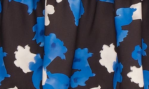 The Lulo Project The Storm Keeper Floral Ruffle Tiered Maxi Dress In Blue