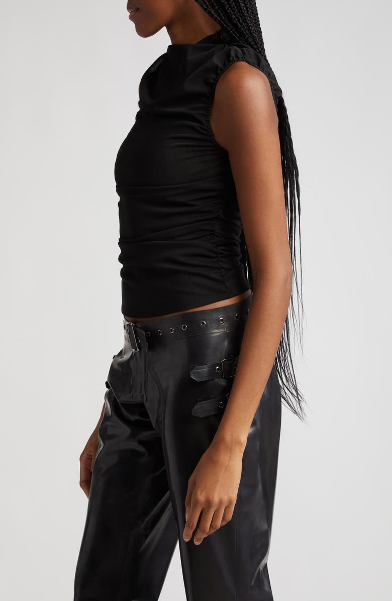 Miaou Cam Ruched Crop Top, Alternate, color, 