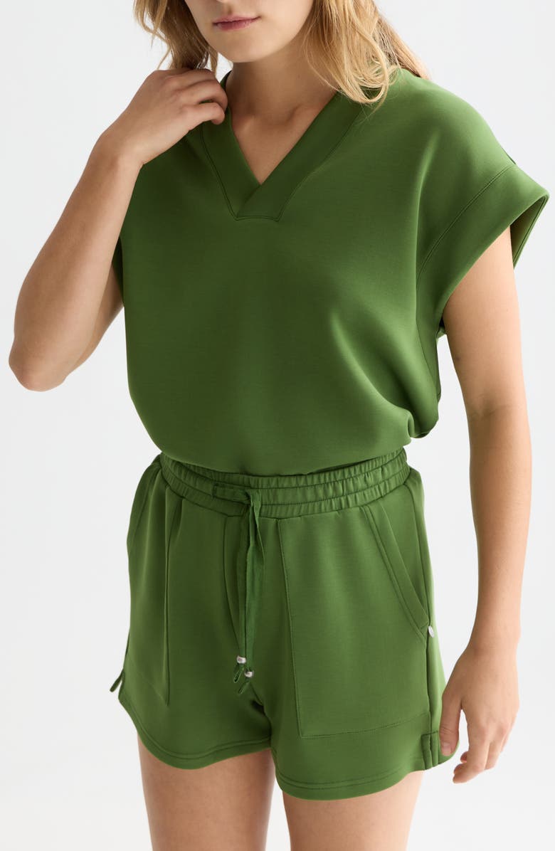 Scotch 
Soda Short Sleeve Sweater, Alternate, color, Garden Green