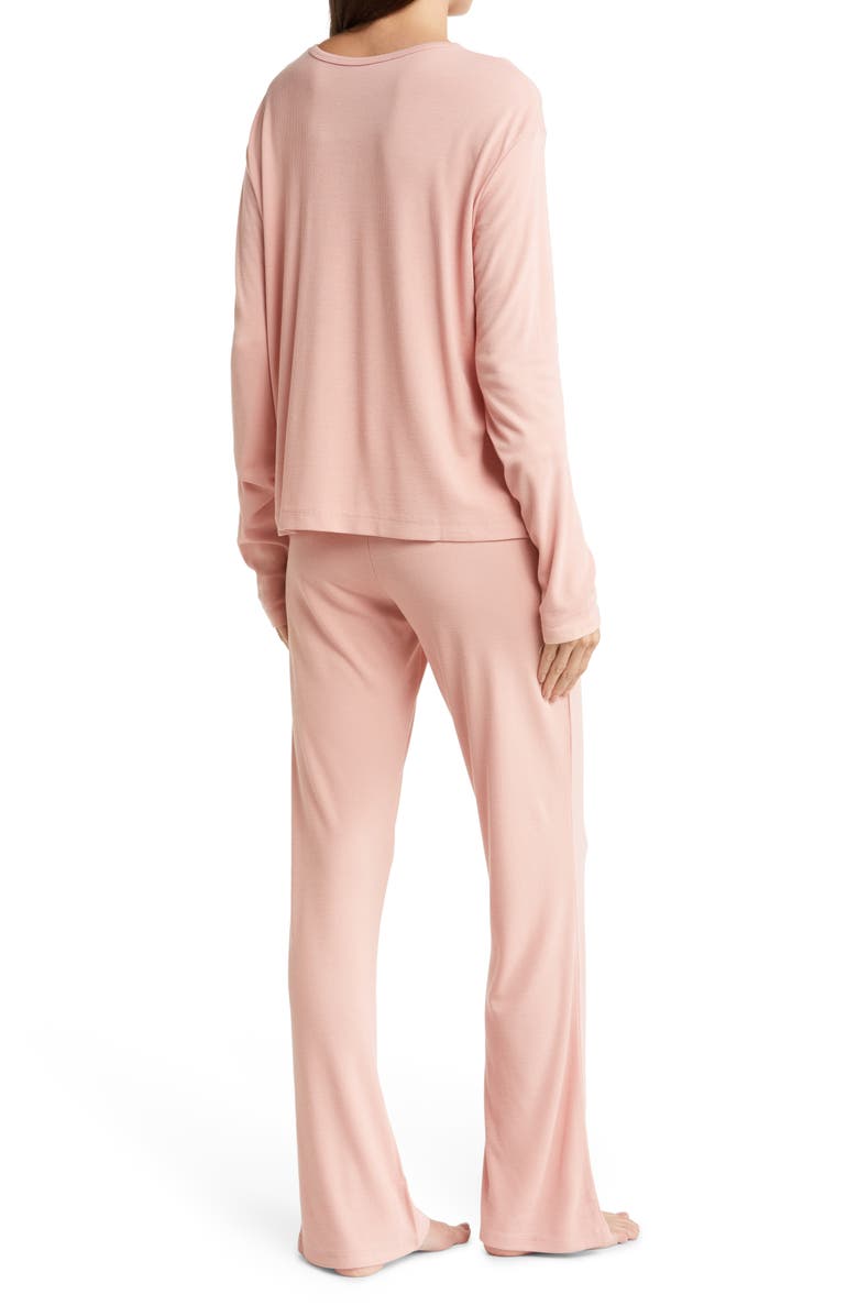 Papinelle Rib Pajamas, Alternate, color, 