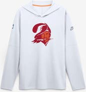 Nike Men's Nike White Tampa Bay Buccaneers Sideline Alternate Lightweight Long Sleeve Hooded Dri-FIT T-Shirt