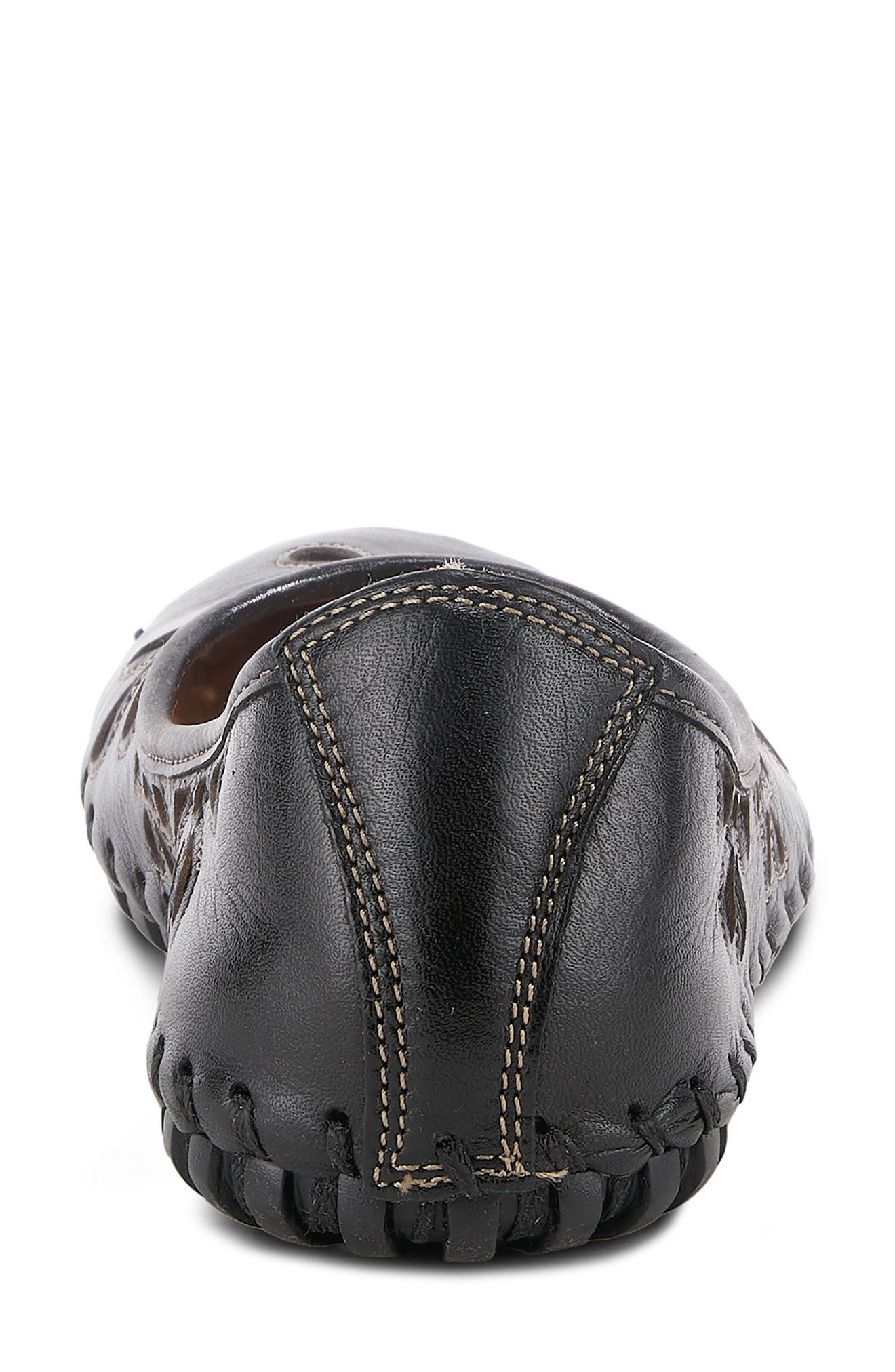 Spring Step Rayely Loafer, Alternate, color, Black Leather