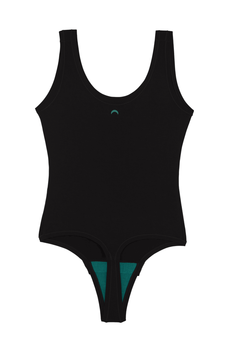 Tank Thong Bodysuit, Alternate, color, Black