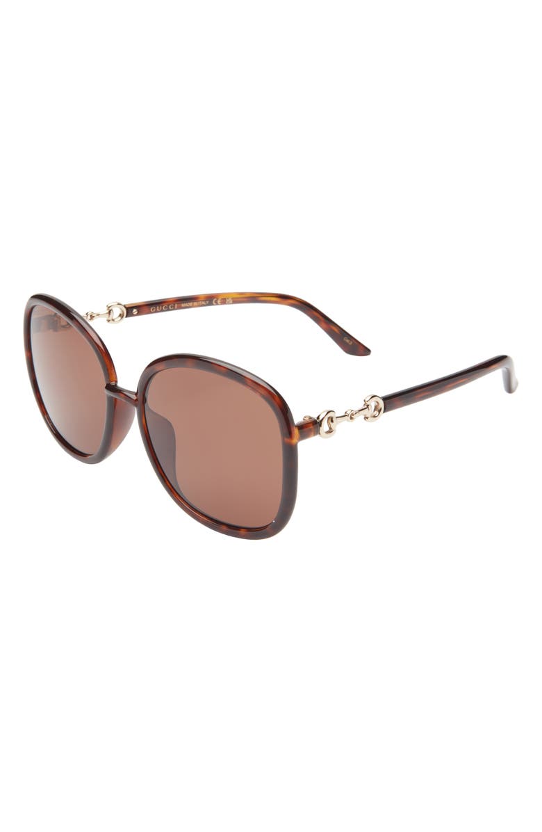 Gucci 60mm Square Sunglasses, Alternate, color,