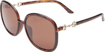 60mm Square Sunglasses