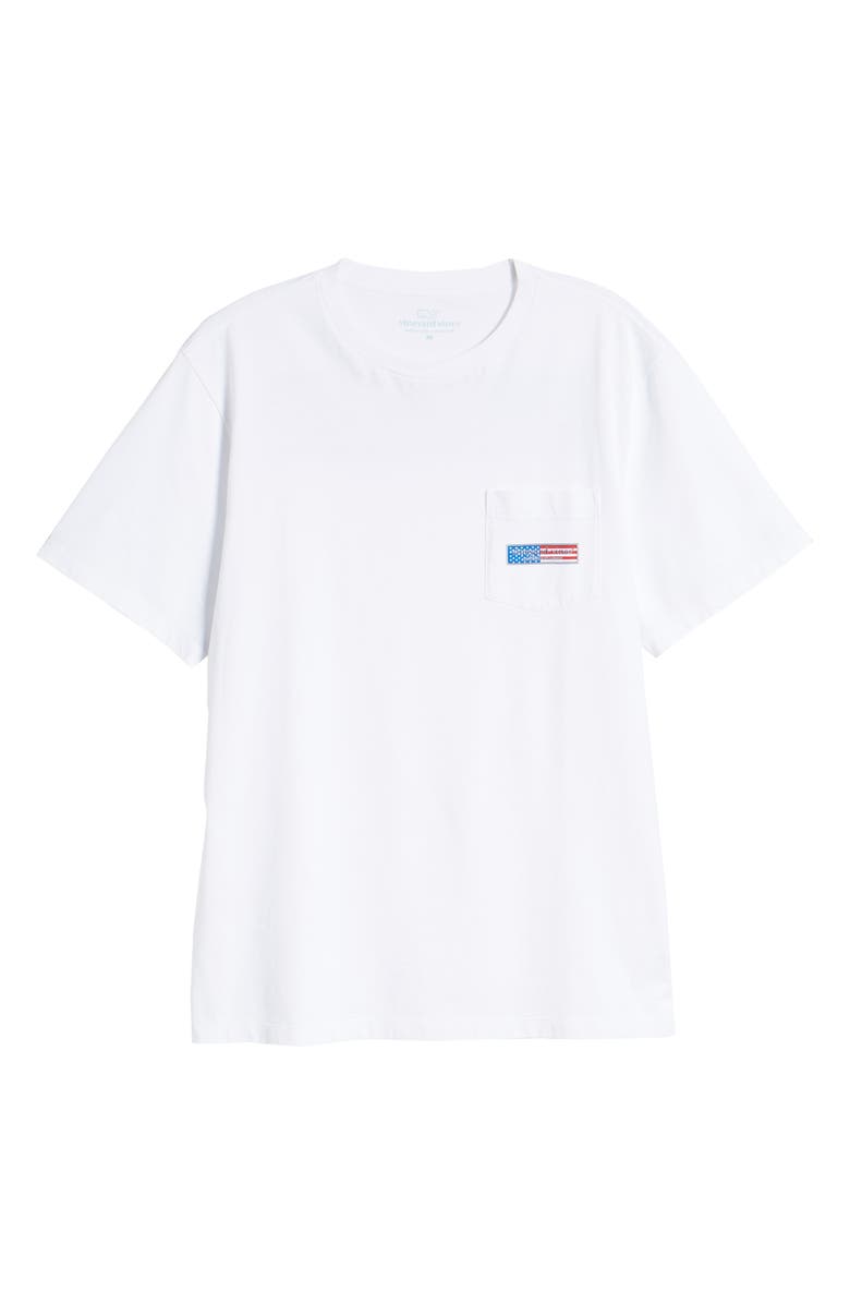vineyard vines Patriot Logo Pocket T-Shirt, Alternate, color, 