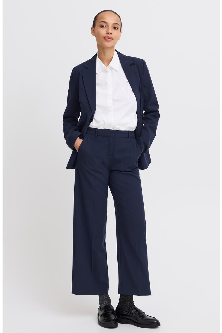 Danta Wide Leg Cropped Pants, Alternate, color, COPENHAGN NIGHT