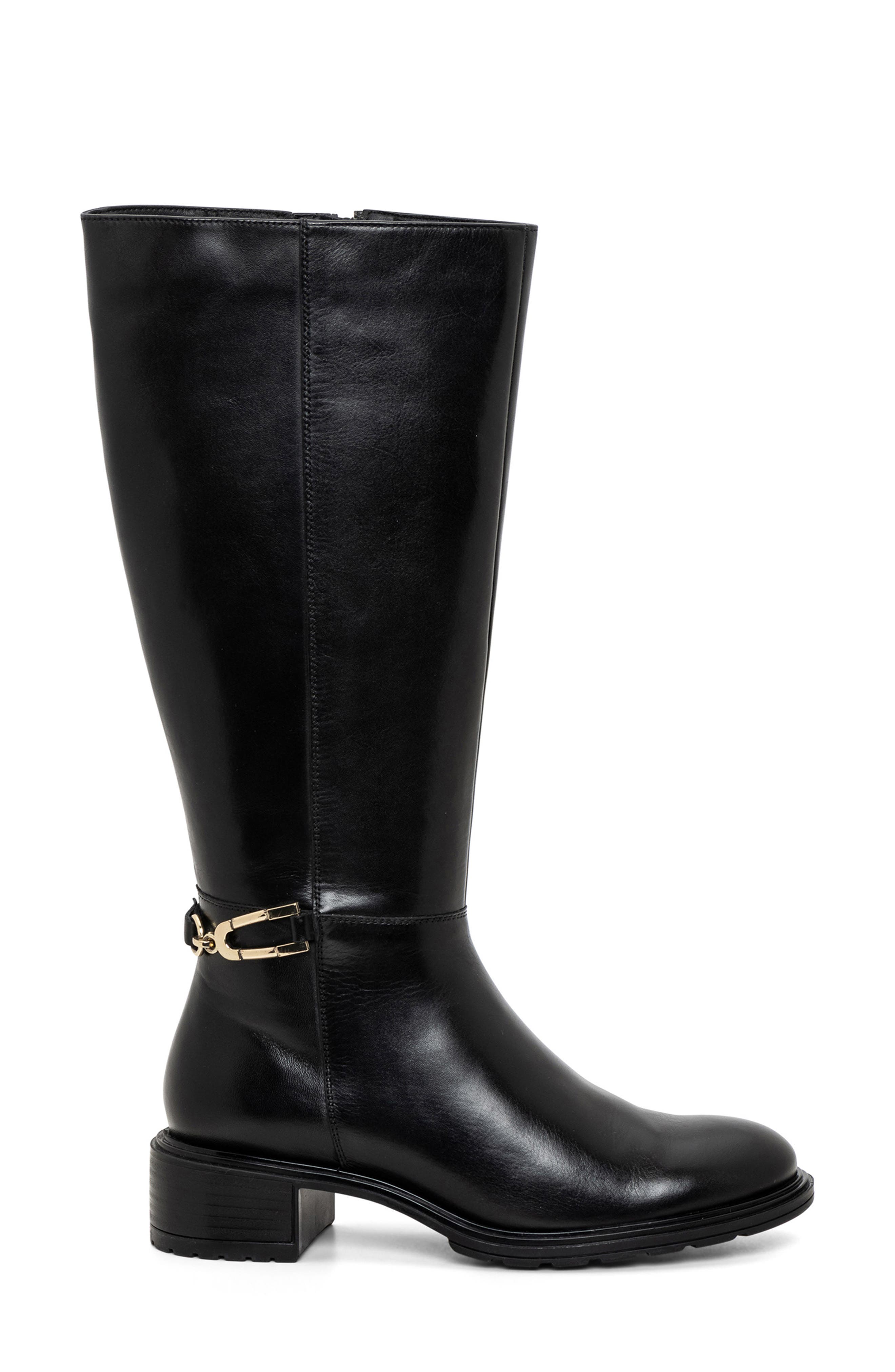 ara Plumeria Knee High Boot, Alternate, color, Black